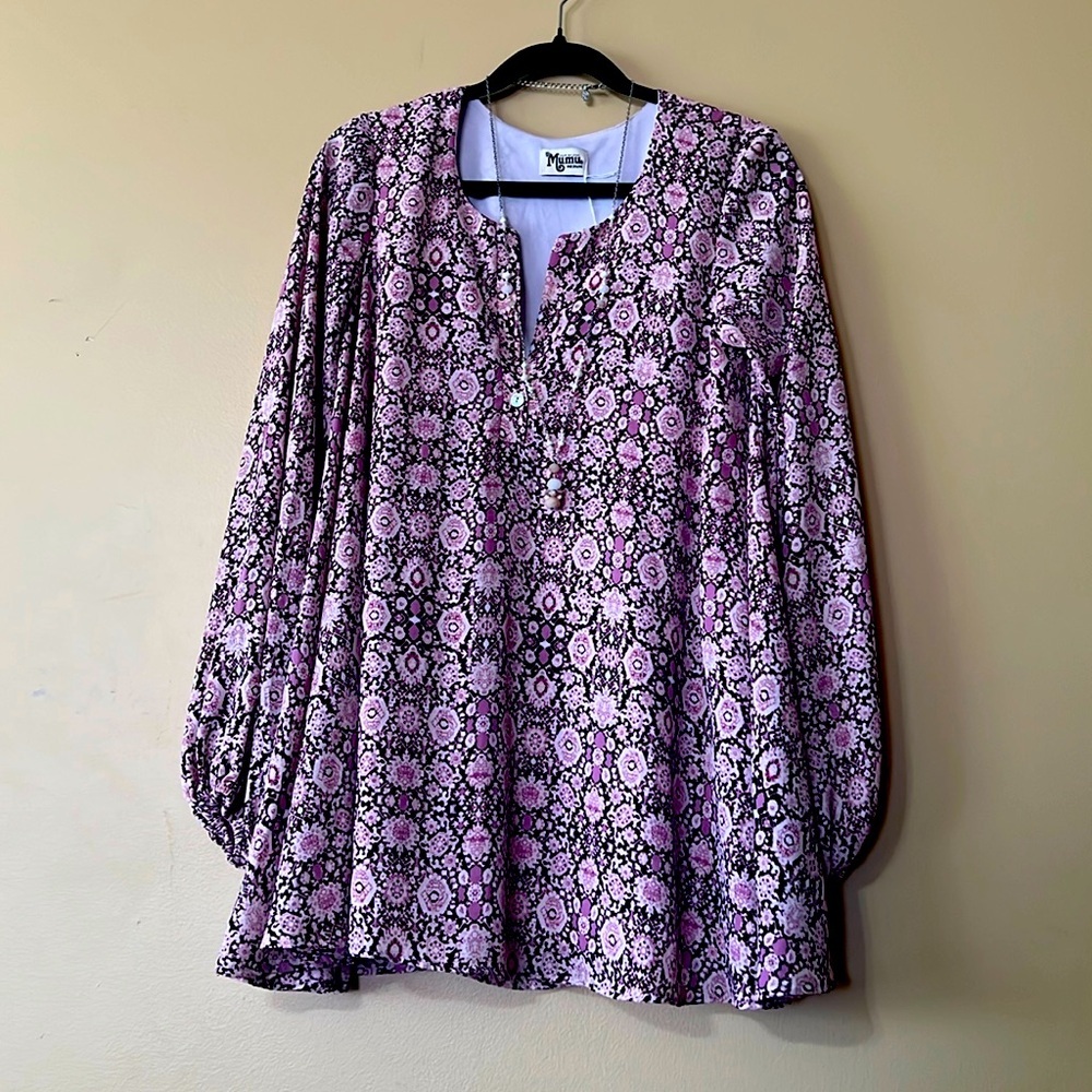 🎉⭐️HOST PICK🎉⭐️Show me your Mumu print tunic